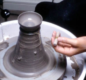 陶芸家2年 電動ロクロ