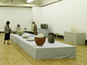 第44回女流陶芸展 展示風景