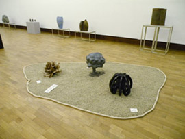 第44回女流陶芸展 展示風景